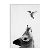 Woodland Fox With Bird